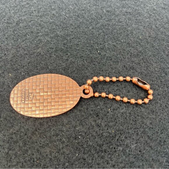 New Mexico Roadrunner Solid Copper Keychain - Picture 2 of 4